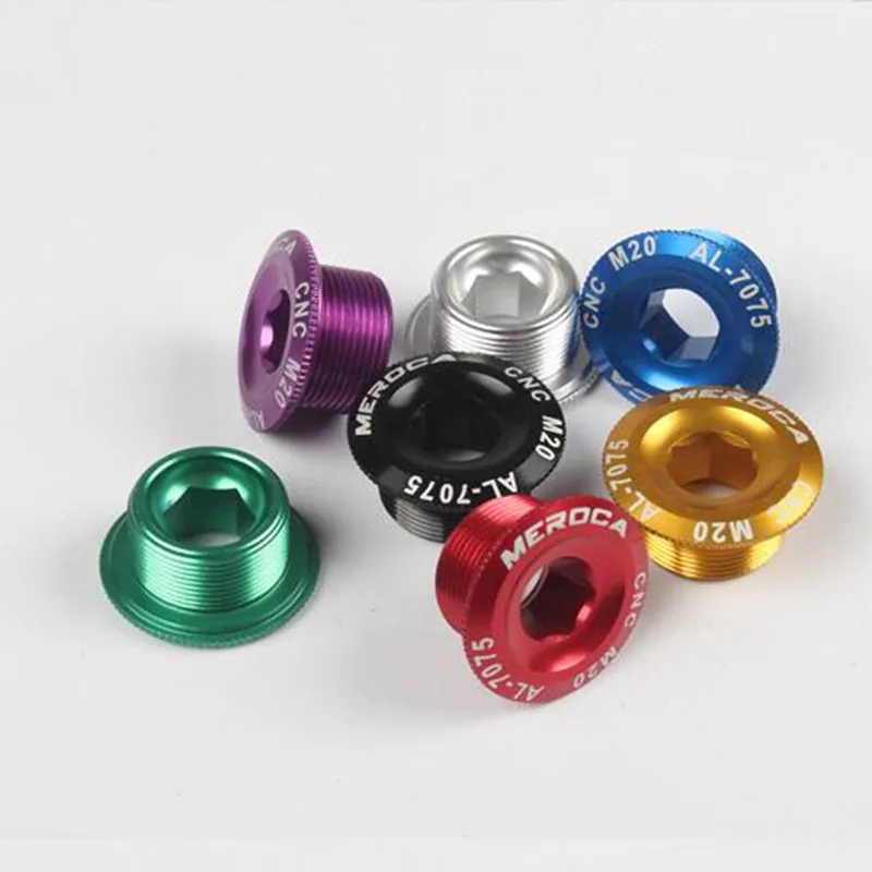 Q827 Mountain bike crank cover BB shaft scre aluminum alloy CNC mountain bike color tooth plate