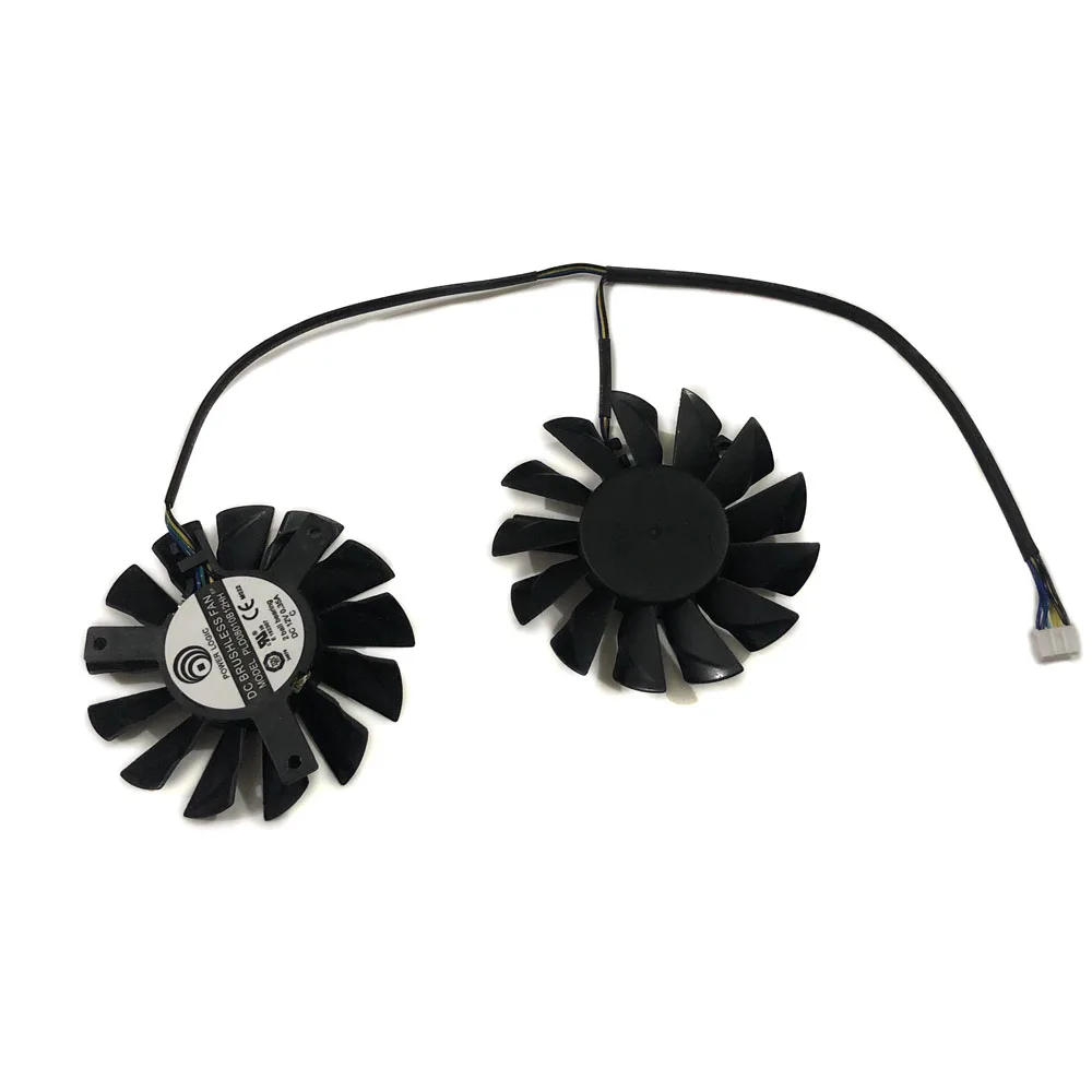 2 шт./компл. PLD08010B12HH охлаждающий вентилятор GPU для MSI N650Ti N560GTXTi N660 N570GTX N680GTX R6950 R7950 twin