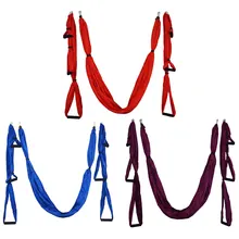 Йога-гамак анти-гравитационный качели Парашютная ткань инверсия терапия высокопрочный декомпрессионный гамак Йога тренажерный зал подвесной