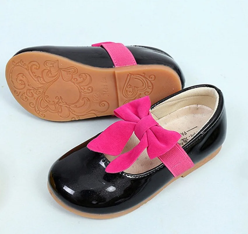 2019Spring New Children Shoes bowknot Baby Girl Casual Shoes Student Leather Shoe for Dance Wedding Party Black White Pink 3-14T 2019Spring New Children Shoes bowknot Baby Girl Casual Shoes Student Leather Shoe for Dance Wedding Party Black White Pink 3-14T