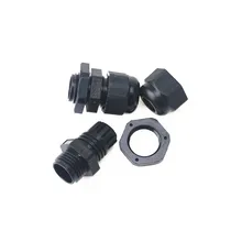 20 шт./пакет IP68 Водонепроницаемый PG9 черный Водонепроницаемый кабельная втулка, коннекторы