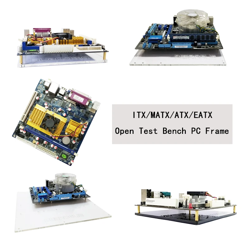 DIY PC разгонный тестовый стенд открытая рамка для ITX MATX ATX компьютера мини ПК HTPC воздушный чехол кронштейн DIY голая поддержка видеокарты