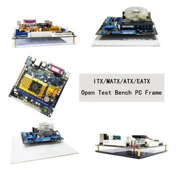 

DIY PC Overclock Test Bench Open Frame For ITX MATX ATX Computer Mini PC HTPC Air Case Bracket DIY Bare Support Graphics Card