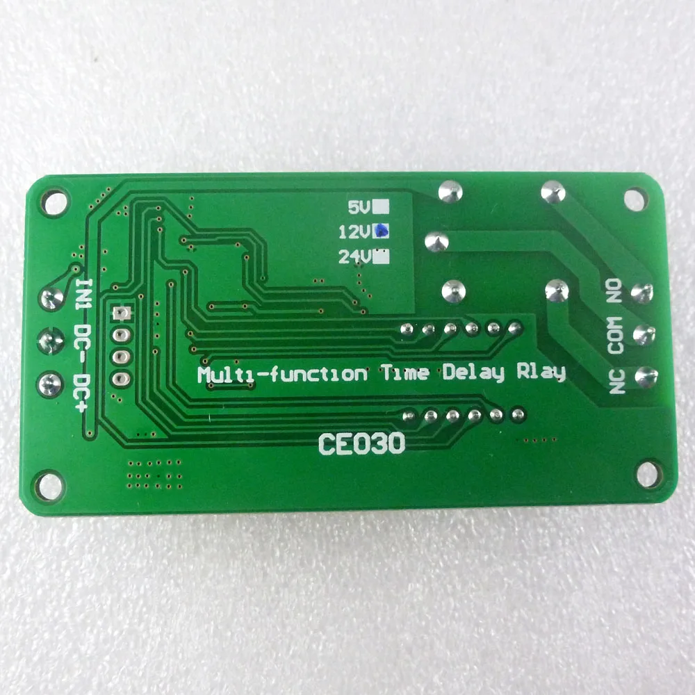 DC 12V DC Многофункциональный самоблокирующийся релейный таймер цикла PLC модуль переключатель времени задержки