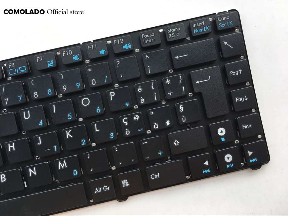 IT Italian keyboard for ASUS EeePC Epc 1215T 1215 1215N 1215P 1215PED 1215PN Black without frame Laptop Keyboard IT Layout (2)