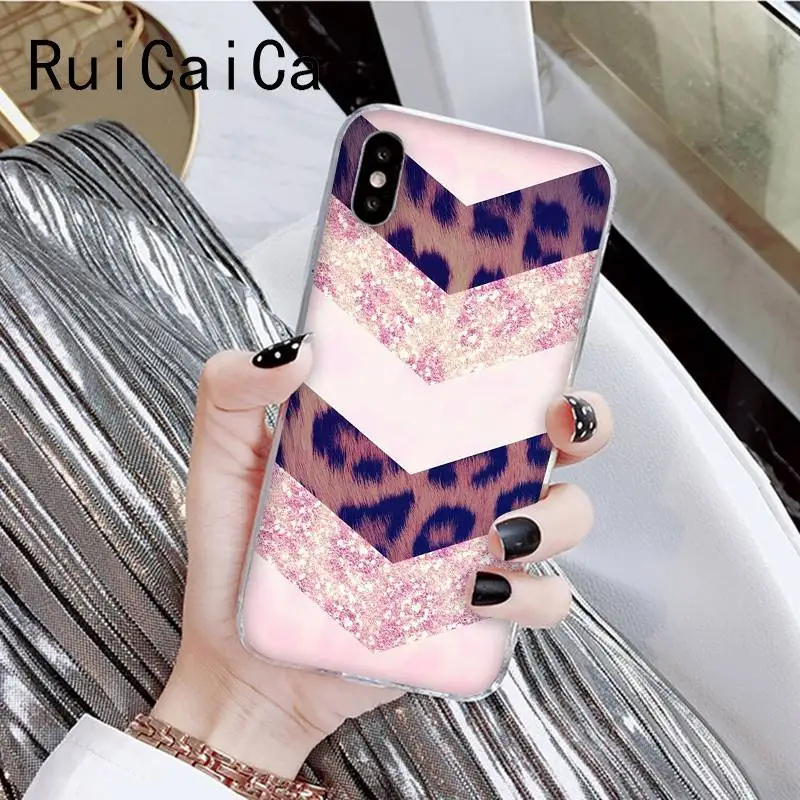 Leopard newly popular pink art aesthetic pattern