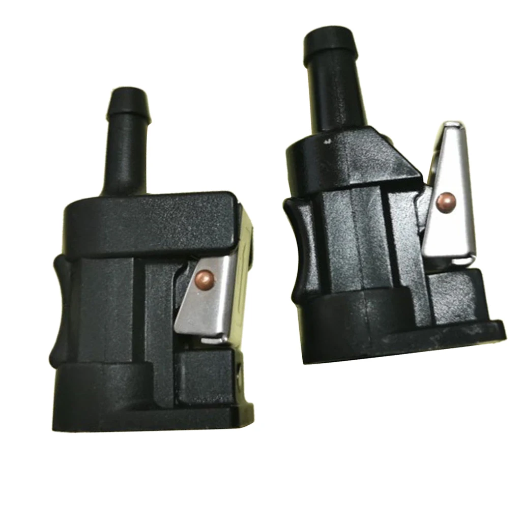 2 PCS Outboard Engine Fuel Line Connector Fits for 8mm Hose Barb For Yamaha Outboard 6E5-24305-06