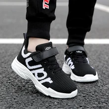 Официальные Детские кроссовки для мальчиков обувь для девочек крюк и петля дышащий тройной S Chlidren Скорость бегун кроссовки Max размер 40