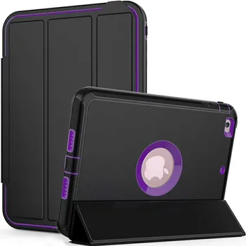 

Stand case for Apple IPad Mini 2019 Purple Color Hole Book