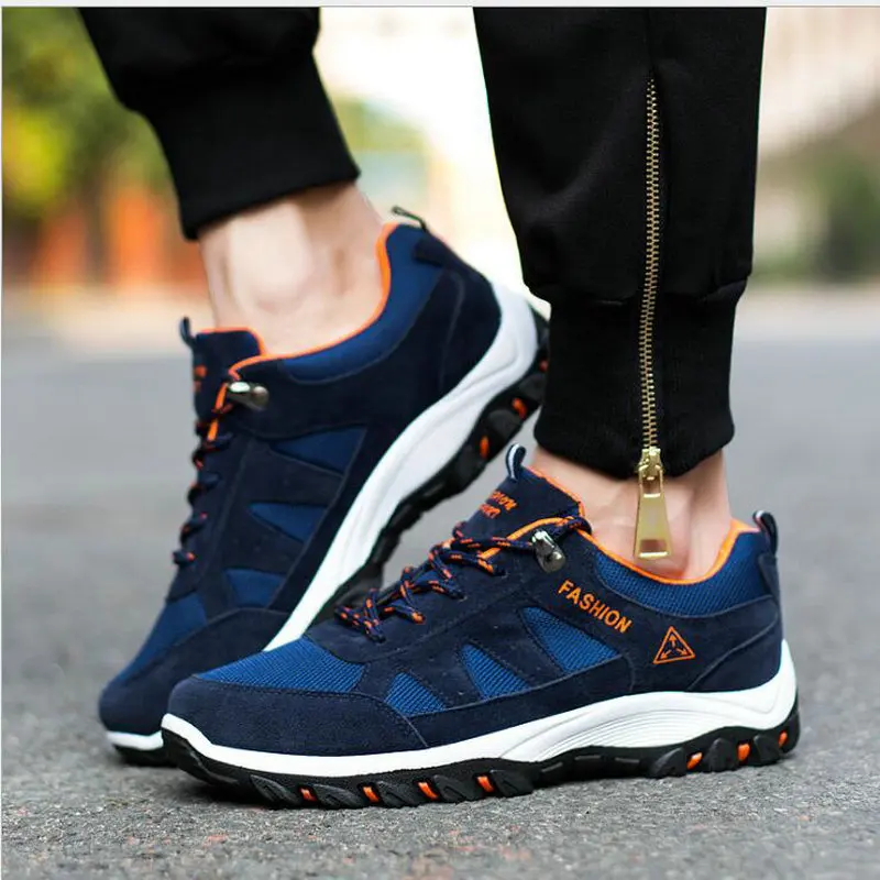 

Men Trekking Shoes Outdoor Hiking Shoes Male Climbing Shoes Resistant Sports Sneakers Breathable ShoeS HB-06Z