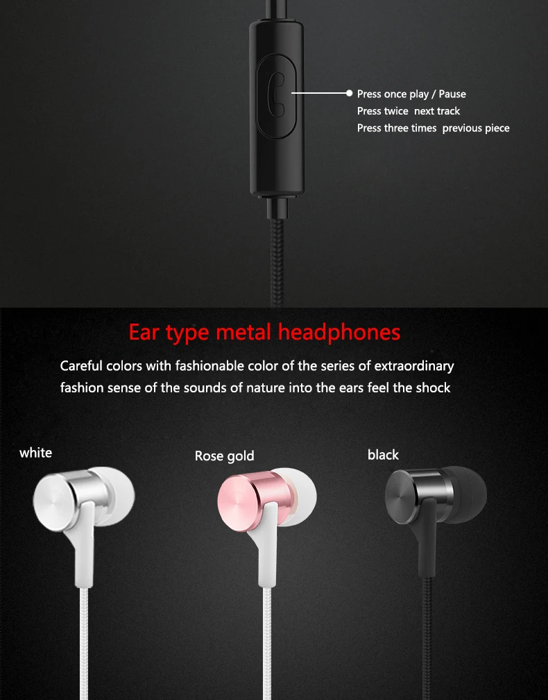 GORSUN C8 High quality subwoofer aluminum music headphones comfortable and durable waterproof large compatible music headphones