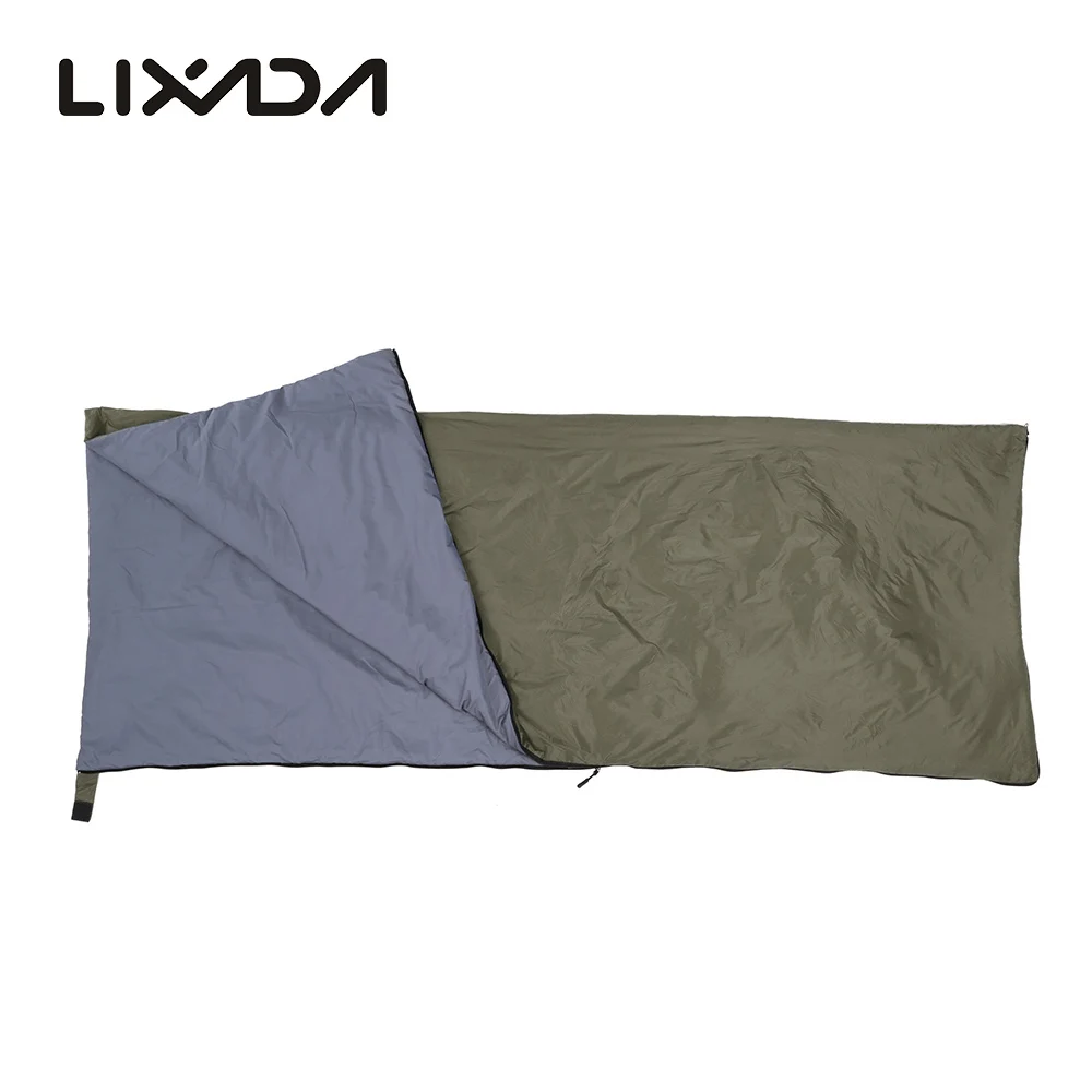 LIXADA 190*75cm Envelope Sleeping Bag Adult Camping Outdoor Mini Walking beach Sleeping Bags Ultralight Travel Bag Spring Autumn