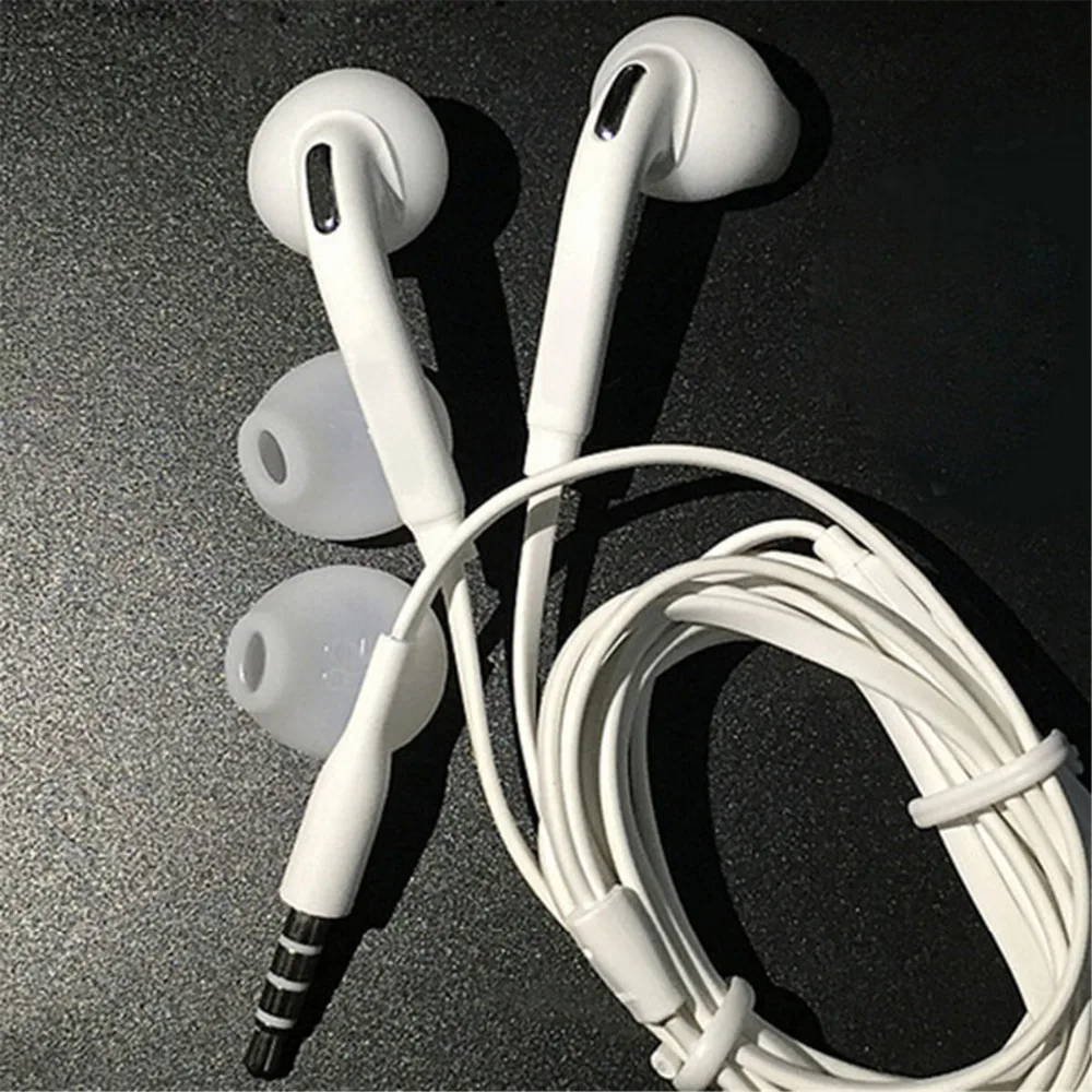JRGK наушники-вкладыши, гарнитура с микрофоном 3,5 мм, проводные наушники, портативные спортивные наушники с регулятором громкости для Mp3 Xiaomi
