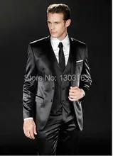 Fashion Brand Suits New Men Wedding/Prom Dresses Groom Tuxedos Men’s Suit (Jacket+Pants+Vest+Tie) Free Shipping