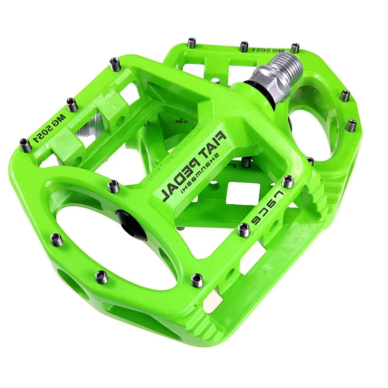 

SHANMASHI 2PCS Cycling Bike Pedals Flat Bicycle Pedals Racing Anti-slip Lightweight Magnesium Alloy MTB Road Bike Pedals