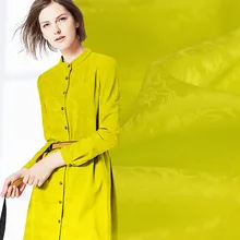 Шелк жаккард органза сатин пользовательский чувство шелковой ткани старшего шелковицы шелковой одежды ткань для поделок оптом