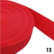 13 Red 20mm 25mm 38mm 50mm wide Imicka webbing