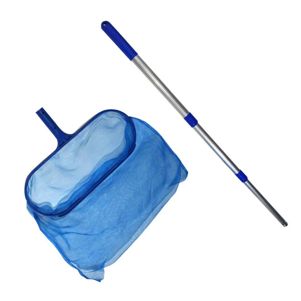 Skup New Arrival akcesoria do basenów Skimmer netto z regulowanym drążek teleskopowy głębokie torby netto powierzchnia wody gruzu czyszczenia netto