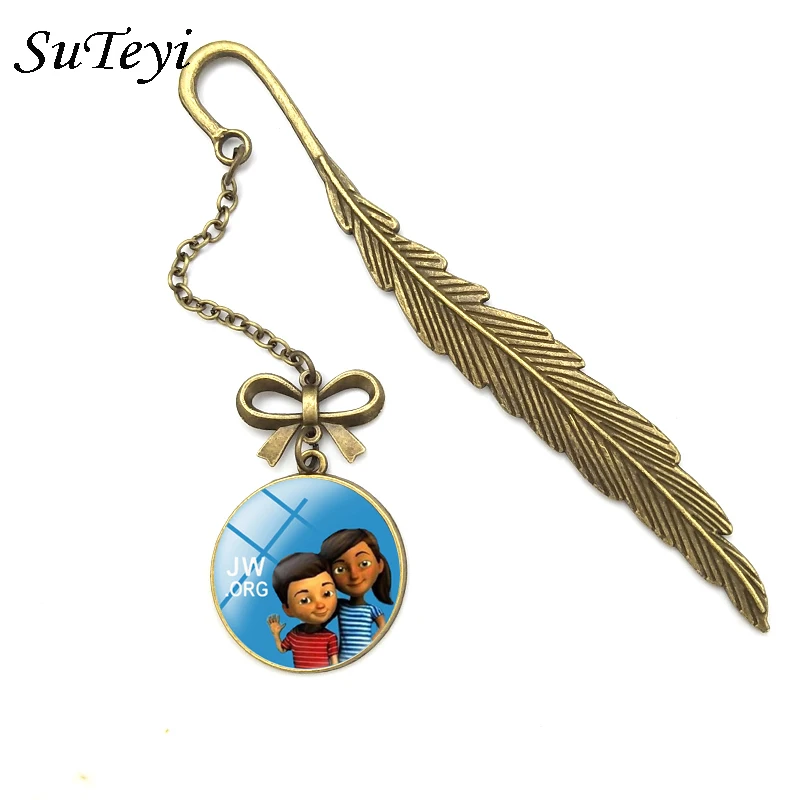 

Suteyi NEW JW .Org Charm Bookmark Jehovah's Witnesses Pendant Glass Photo Cabochon For Men Women Gift Drop Shipping