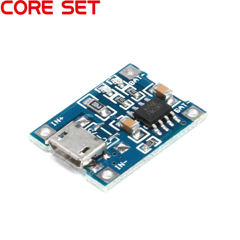 

10pcs 5V 1A Lithium Battery Mobile Power Charging Board Charger Module TP4056 lipo battery DIY MICRO Port Mike USB 18650 Plate