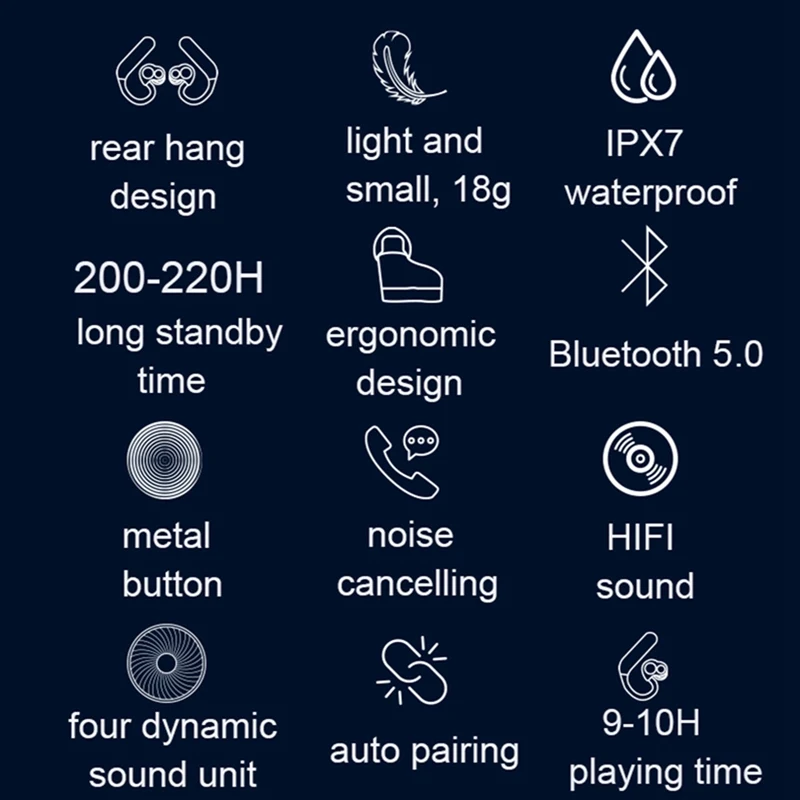 XX6-TWS Aurora Twilight Bluetooth 5,0 наушники IPX7 Водонепроницаемая игровая гарнитура двойная динамика HiFi стерео наушники с микрофоном