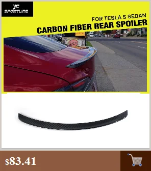 Углеродное волокно передний бампер губы сплиттеры для Tesla модель S Седан 4 двери 2012- бампер Защита