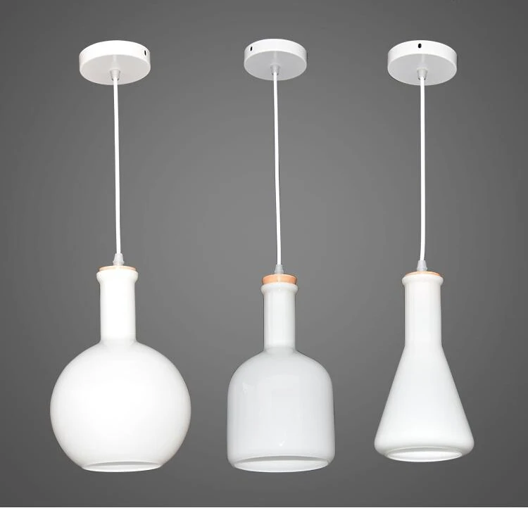 Скандинавский дизайн подвесной висячий светильник с художественным Гасом абажур бутылка для домашнего декора современный светильник освещение ресторана