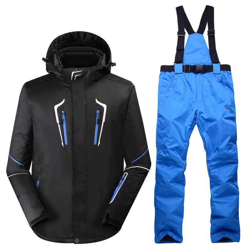 Зимние мужские куртки, лыжный костюм, комплект, куртки и штаны, высокое качество, для улицы, лыжный комплект, ветрозащитный, водонепроницаемый, 10000, сноуборд, теплые костюмы