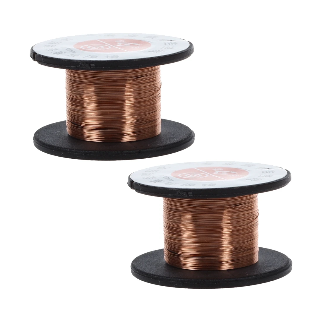 2Pcs 15m 0.1MM Copper Soldering Solder Enamelled Reel Wire Roll