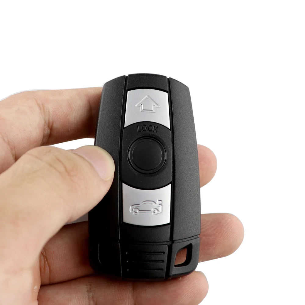 YIQIXIN 3 кнопки Smart Remote Key Shell для BMW 1 5 6 серии E90 E91 E92 E60 Автомобильный ключ с нерезаемым