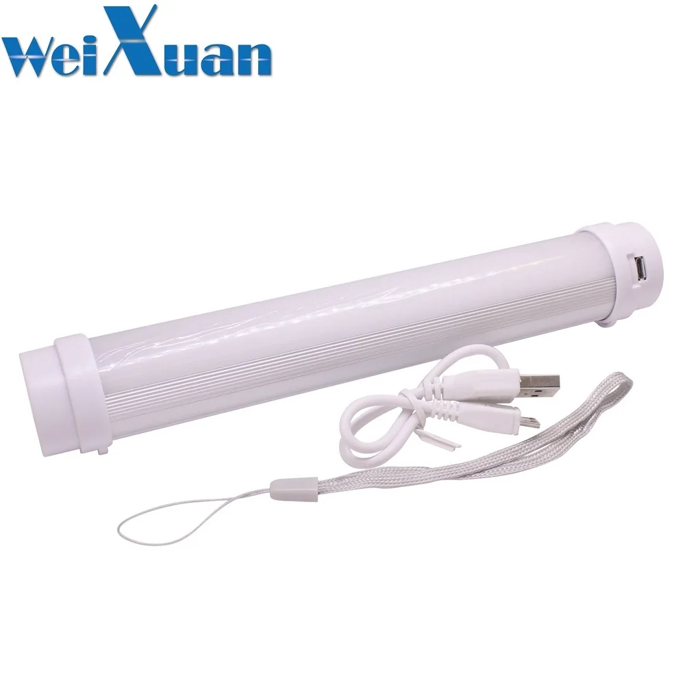  Portable  USB  Rechargeable LED  Fluorescent Lamp Tube  Light 