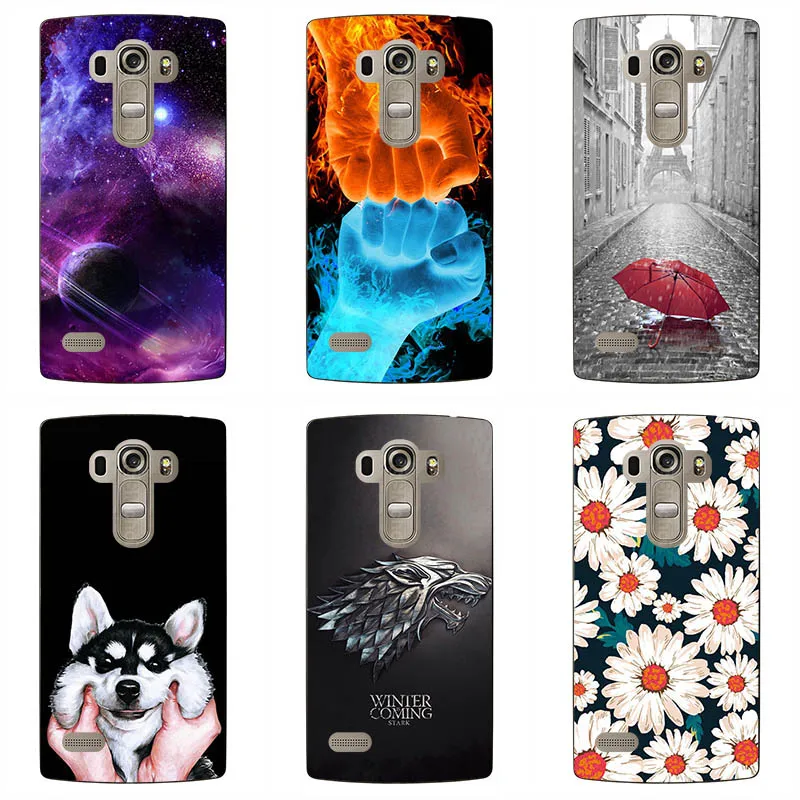 Hard plastic Case For LG G4S Colored Paiting Back Cover