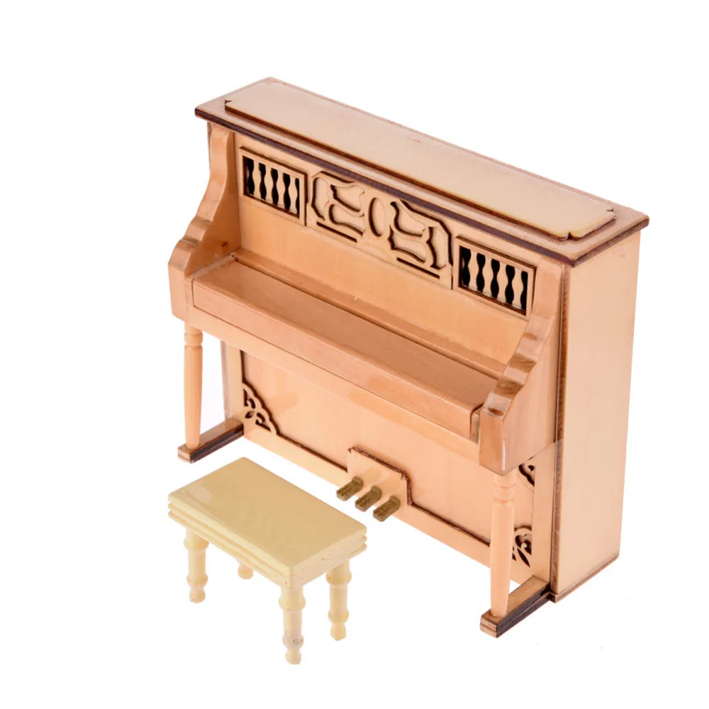 Мини миниатюрное пианино модель популярная коллекция мини фортепиано Дерево сделано изысканное Ремесло Мини вертикальное фортепиано модель ностальгия стиль