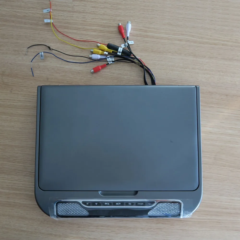 Cheap 13 inch Roof Mount Car DVD Player Built-in IR FM transmitter MP5/USB Card and SD/MS/MMC slot 3