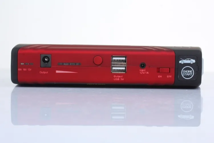 Многофункциональный 2 USB порта Мощность банк авто скачок стартер аварийного аккумулятора Зарядное устройство усилитель для ноутбука мобильного телефона