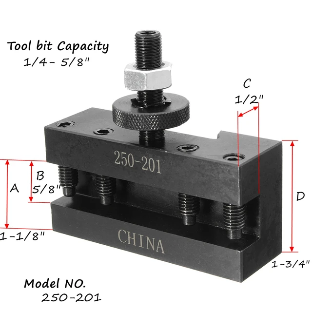 10-15″ BXA Quick Change CNC Lathe Tool Post #1 Turning Facing Holder #250-201 Holder For Lathes Tools