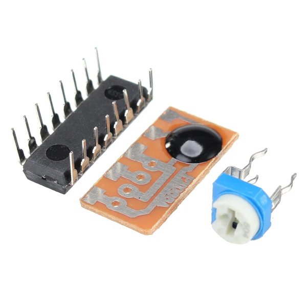 DIY CD4060 музыкальная Светодиодная лампа модуль комплект Электронная тренировка DC 3