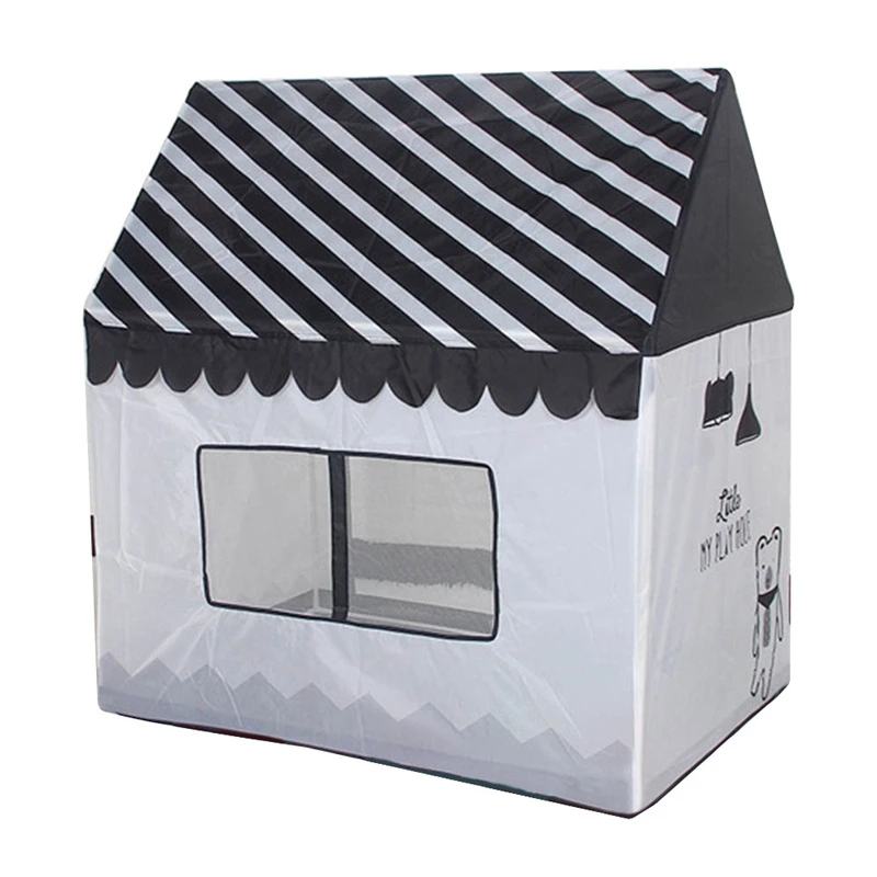 

Play Tent Toy Portable Foldable Ball Pool Pit Indoor Outdoor Simulation House Black And White Tent Gifts Toys For Kids