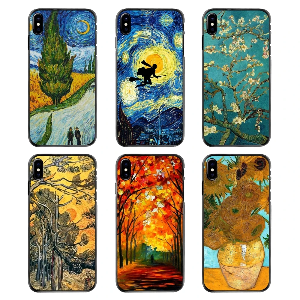 

Hard Phone Cover For LG G6 L90 V20 Nexus 5X 6P K10 Moto E E2 E3 G G2 G3 G4 G5 PLUS X2 Play starry night Space Van Gogh Art Print