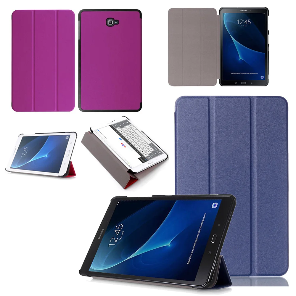 Ultra Slim Flip Stand Leather Smart Cover Funda Case For Samsung
