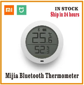 Ceny Xiao mi mi jia Bluetooth inteligentny czujnik temperatury Hu mi dity ekran LCD cyfrowy termometr miernik wilgotności mi APP