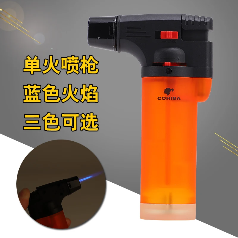 

LUBINSKI Spray Gun Type Torch Turbo Jet Compact Butane Gas Cigarette Cigar Lighter