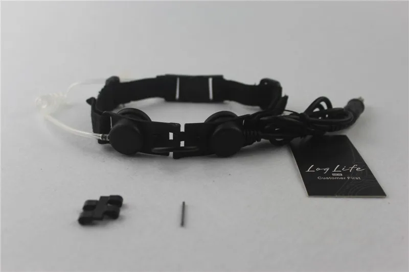 Fone de Ouvido Fone de Ouvido de Rádio Mic + Fone de Ouvido Novo Rádio Tático Peças Garganta Mic + Tubo Conjunto Preto Transparente Aus033 de 5 Fones de Ouvido tático & Acessórios