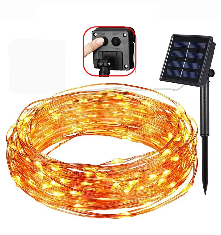 

Solar String Lights 200 LED Multi Color Rattan Globe String Lights Decorative Lighting for Outdoor Home Garden Patio Party