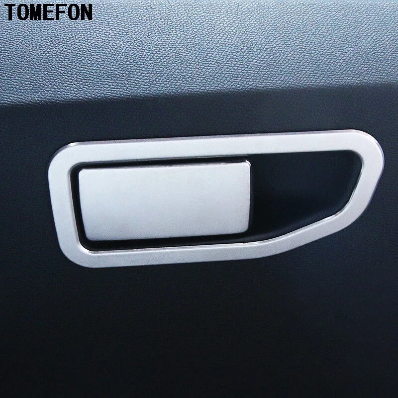 TOMEFON Front Dashboard Pessager Tool Glove Box Handle Cover font b Interior b font Accessories 2pcs