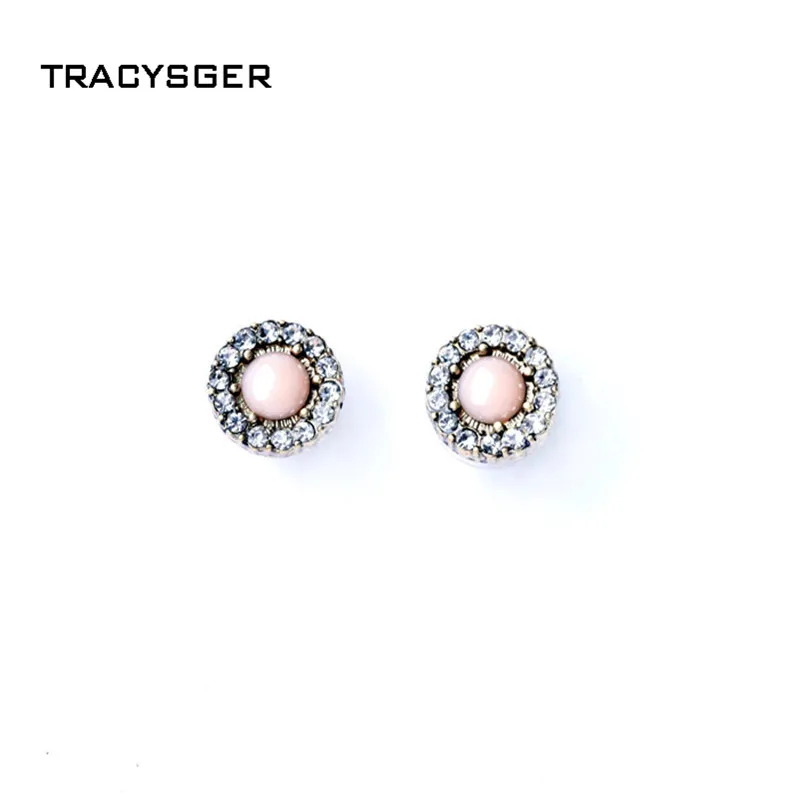 

AB-ed00544 /TRACYSGER/cute pink earrings