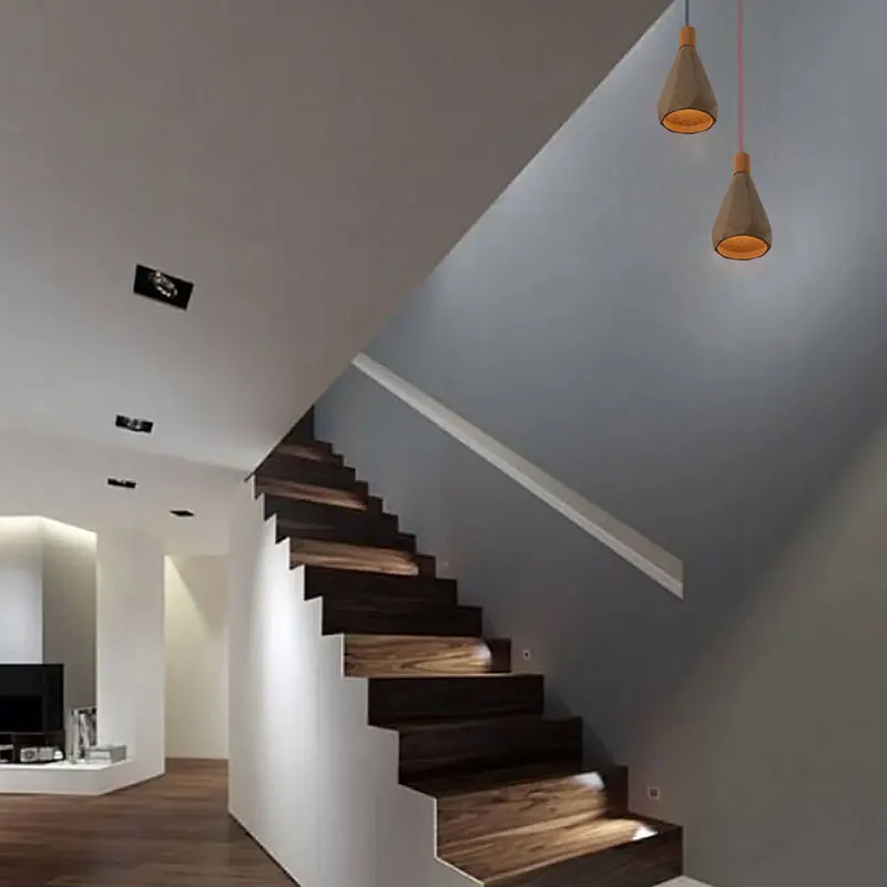 Цементная Подвесная лампа силиконовая форма для гостиной, столовой, бетонная гипсовая люстра с абажуром