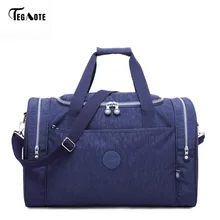 TEGAOTE Fashion Men’s Waterproof Travel Bag Large Capacity Trip Bag Women Nylon Luggage Travel Duffle Handbags Unisex