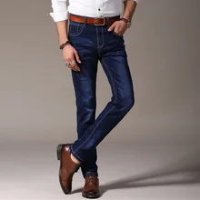 Бренд odinokov мужские джинсы-стрейч летние легкие тонкие джинсовые цвет: черный, синий Slim Fit платье джинсы для женщин