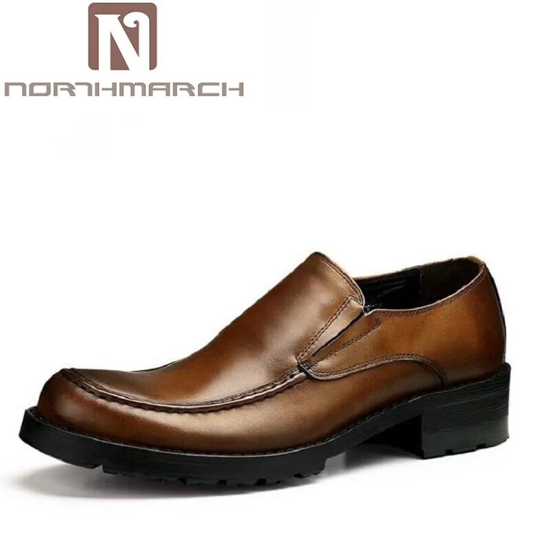 Bequem brown Para Flache Brogues Schuhe Hombre Aufzug Schwarzes Northmarch Business Marke Kleid Neue Männer Leder Oxford 407ZznHq